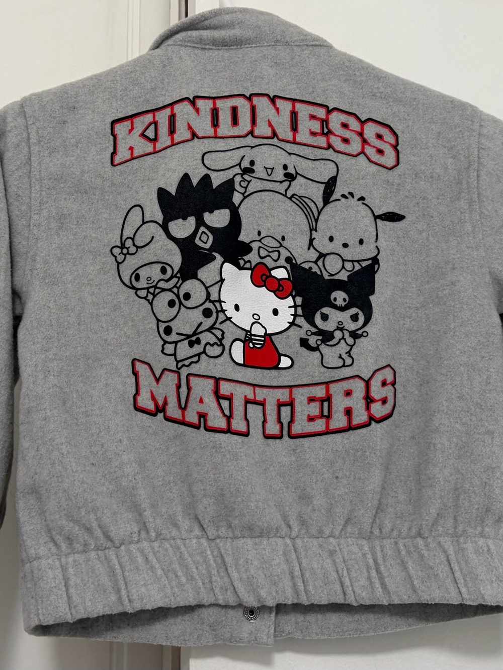 Hello Kitty Grey Fleece Jacket for Kids - Picture 2 of 3